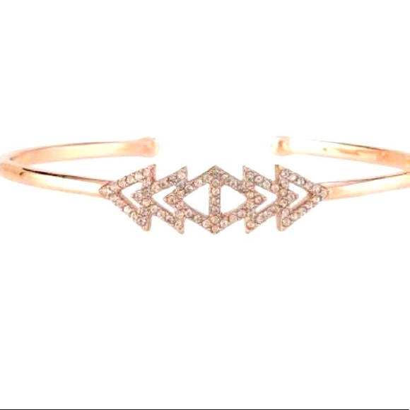 Stella and Dot pave cuff bracelet - Picture 1 of 5